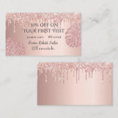 Korting Sale Deal Aanbieding Promotiecode Eerste b Visitekaartje (Voorkant / Achterkant)