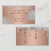 Korting Sale Deal Aanbieding Promotiecode Eerste b Visitekaartje (Voorkant / Achterkant)