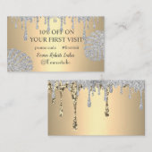 Korting Sale Deal Aanbieding Promotiecode Eerste b Visitekaartje (Voorkant / Achterkant)