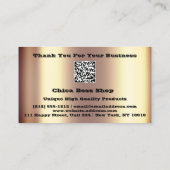 Korting Voeg Visitekaartje 5$ Gold QR-code in (Achterkant)
