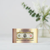 Korting Voeg Visitekaartje 5$ Gold QR-code in (Staand voorkant)