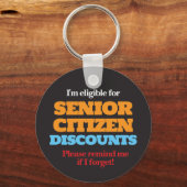 Korting voor hoge burgers sleutelhanger (Voorkant)