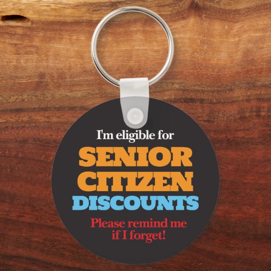 Korting voor hoge burgers sleutelhanger (Voorkant)