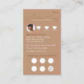 Korting voor kleine bedrijven Loyaliteit QR Code S Visitekaartje (Achterkant)