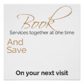  korting voor meerdere services poster (Voorkant)