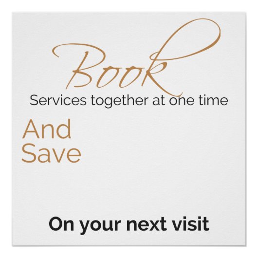  korting voor meerdere services poster (Voorkant)