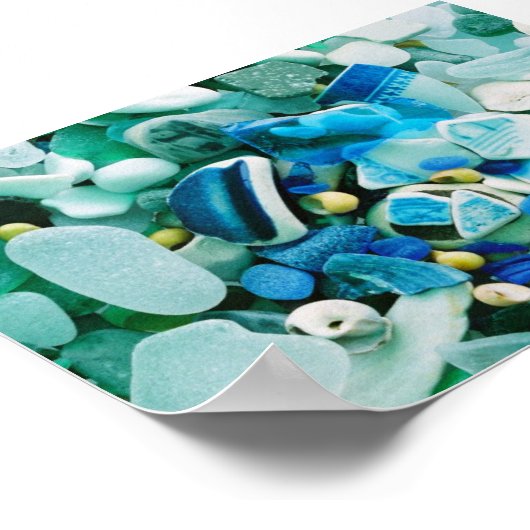 Kortingen op generaties: blauw poster (Hoek)