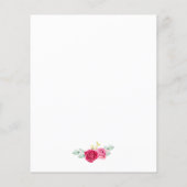 Kortingen Rood en Roze Roze botanische Vrijgezelle (Achterkant)