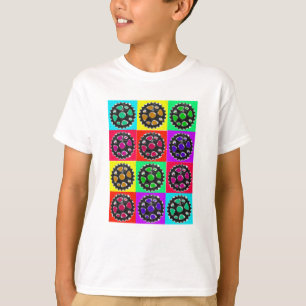 Kortingen voor POPART-Cyclist-fietsen T-shirt