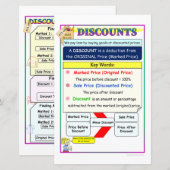 Kortingen Wiskunde notities (Voorkant / Achterkant)