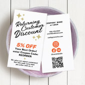 Kortingscoupon klantenloyaliteit kortingskaartje