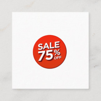 Kortingskaart 75% korting