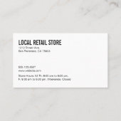 Kortingskaartje | Digitale kleurrijke achtergrond (Achterkant)