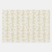 Kortkoraalrif met snijpatroon | Nautische kleuren Inpakpapier Vel (Voorkant)