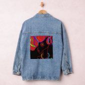 Kortkorige Konijn Kerststijl Denim Jacket (Hangar)