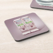 Kortmachine Bier Onderzetter (Linkerzijde)