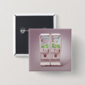 Kortmachine Vierkante Button 5,1 Cm (Voorkant /achterkant)