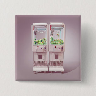 Kortmachine Vierkante Button 5,1 Cm