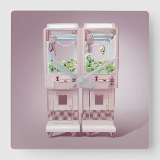 Kortmachine Vierkante Klok (Voorkant)