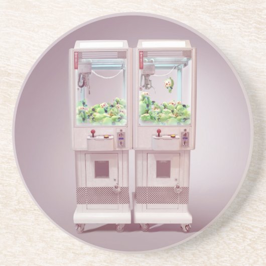 Kortmachine Zandsteen Onderzetter (Voorkant)