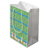 Kortpapier voor apothekers medium cadeauzakje (Achterkant Gekanteld)