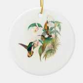 Kortstaartborst, boom keramisch ornament (Voorkant)