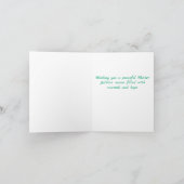 Kortste-dag kerstkaart feestdagen kaart (Binnen)