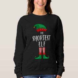 Kortste Elf Kerstfeest Familie Groep Pajama Trui