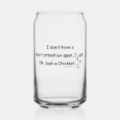 Kortstondige aandacht: kuikens blikvorm glas (Voorkant)