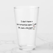 Kortstondige aandacht: kuikens glas (Voorkant)