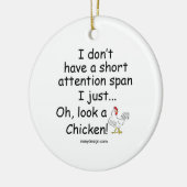 Kortstondige aandacht: kuikens keramisch ornament (Links)