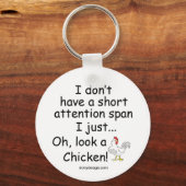 Kortstondige aandacht: kuikens sleutelhanger (Achterkant)