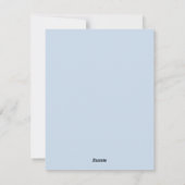 Kortstondige  feestdagen in een mand feestdagenkaart (Achterkant)