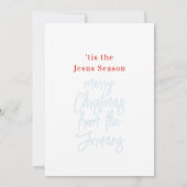 Kortstondige kerstballen Kaart (Achterkant)