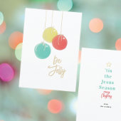 Kortstondige kerstballen Kaart