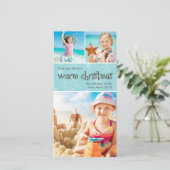 Kortstondige kerstPremium - fotokaart van 4x8 Feestdagenkaart (Staand voorkant)