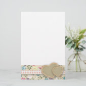 Kortstondige papierbakkerij briefpapier (Staand voorkant)
