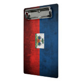 Kortstondige vlag van Haïti Mini Klembord (Angled2)