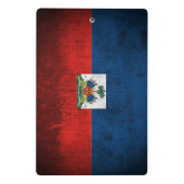 Kortstondige vlag van Haïti Mini Klembord (Achterkant)