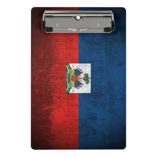Kortstondige vlag van Haïti Mini Klembord (Voorkant)