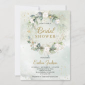 Kortstondige witte rozen kaart (Voorkant)