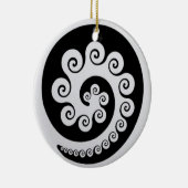 KORU AOTEAROA nieuw-zeeland Keramisch Ornament (Rechts)