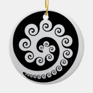 KORU AOTEAROA nieuw-zeeland Keramisch Ornament