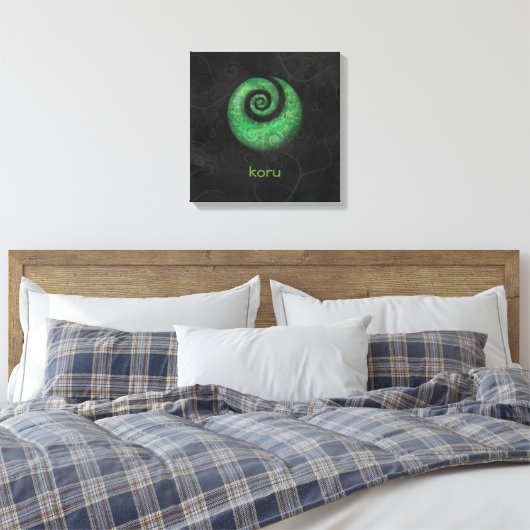 koru canvas afdruk (Insitu (Slaapkamer))