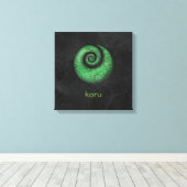 koru canvas afdruk (Insitu (Houten vloer))