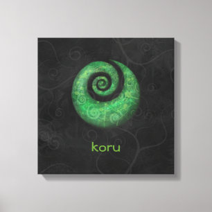 koru canvas afdruk