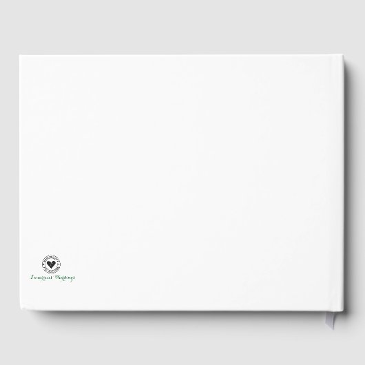 Koru gastenboek | Luxe bruiloften (Achterkant)