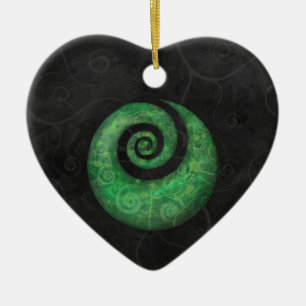 koru keramisch ornament