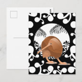Koru Kiwi Briefkaart (Voorkant / Achterkant)