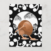 Koru Kiwi Briefkaart (Voorkant)